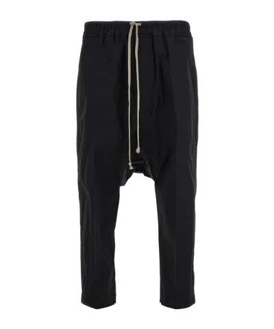 RICK OWENS RICK OWENS DRAWSTRING CROPPED PANTS