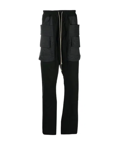 Rick Owens Drop-crotch Trousers In Black