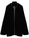 Rick Owens Porterville Jumbo Gimp Hoodie In Black