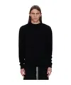 Rick Owens Concordians Round Neck In Black