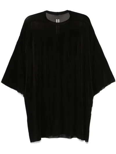 Rick Owens Drop-shoulder T-shirt In Black