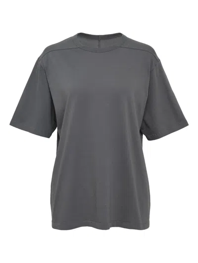 Rick Owens Drop-shoulder T-shirt In Gray