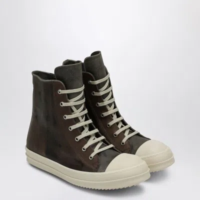 Rick Owens Dust Grey Sneakers Vintage Effect