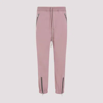 Rick Owens Tecuatl Track Pants In Pink & Purple