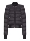 Rick Owens Concordians Duvet Flight Jacket Clothing In Black