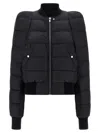 Rick Owens 'duvet Flight' Bomber Jacket In Black