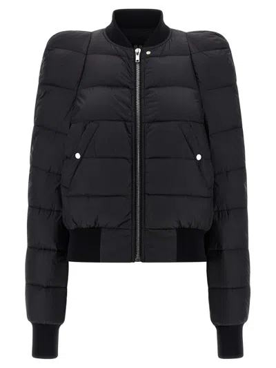 Rick Owens 'duvet Flight' Bomber Jacket In Black