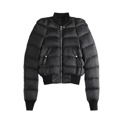 Pre-owned Rick Owens Duvet Flight Jacket 'black' | Women's Size 40