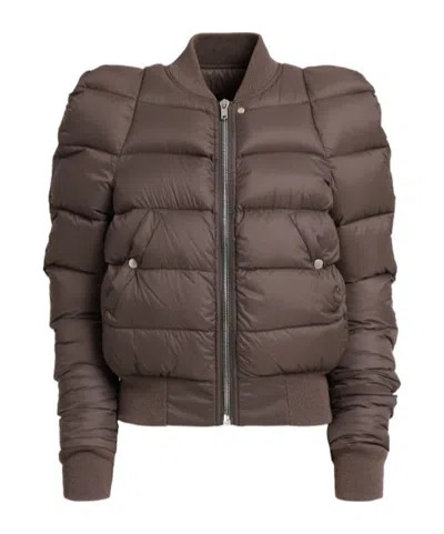 Rick Owens Duvet Flight Light Nylon Jacket -  - Women  - Black - 42 It In Brown