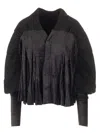 Rick Owens Duvetessa Jackets Black In Black