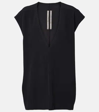 Rick Owens Dylan Top In Black