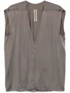 Rick Owens Dylan Blouse In Grey