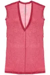 Rick Owens Ssense Exclusive Pink Tvhkb Edition Dylan T-shirt In Fuchsia