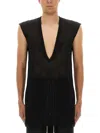 Rick Owens Black Champion Edition Dylan T-shirt In Black