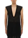 Rick Owens Black Champion Edition Dylan T-shirt In Black