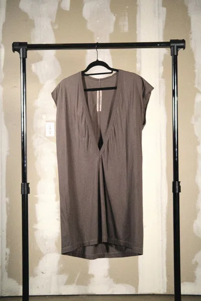 Pre-owned Rick Owens Dylan Tee In Gray