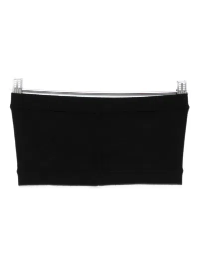 Rick Owens Easy Bandeau Top In Black