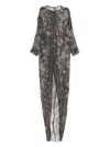 Rick Owens Eclipse Gown In Black