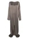 Rick Owens Eclipse Gown In Grey