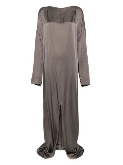 Rick Owens Eclipse Gown In Gray