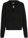 Rick Owens Eclipse Knit Sweater Black Knitwear Black In Black