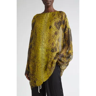 Rick Owens Eclipse Silk Tunic