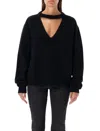Rick Owens Eclipse Knit Sweater Black Knitwear Black In Black