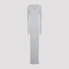 Rick Owens Edfu Gown In Pale Blue