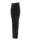 Rick Owens Edfu Long Skirt In Black