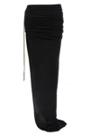Rick Owens Black Soft Edfu Skirt In Black