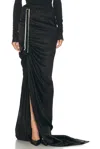 Rick Owens Edfu Skirt In Black