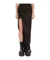 Rick Owens Edfu Skirt In Black