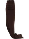 Rick Owens Edfu Skirt In Brown