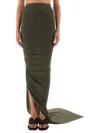 Rick Owens Edfu Skirt In Green