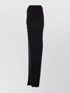 Rick Owens Edfu Skirt With Sheer Panel And Drawstring