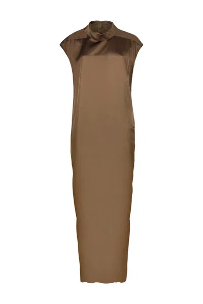 Rick Owens Edfu T Dress Clothing In Brown