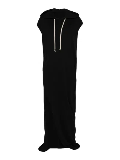 Rick Owens Edfu T Maxi Dress In Black