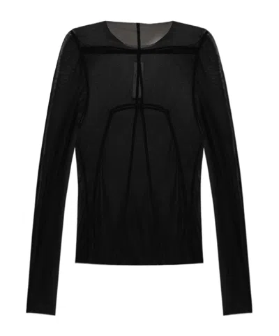 Rick Owens Edfu T-shirt In Black