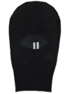 Rick Owens Edgy Black Wool Hat In Black