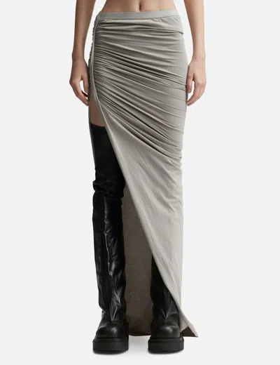 Rick Owens Efdu Skirt In Beige