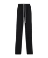 Rick Owens Elastic Waist Casual Pants In Black