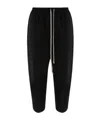 Rick Owens Elastic Waist Casual Pants In Black