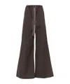 Rick Owens Wide-leg Trousers With Drawstring In Black
