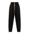 Rick Owens Relaxed Fit Trousers With Tapered Cuffs In Black