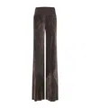 Rick Owens Elastic Waist Casual Pants In Brown