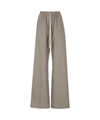 Rick Owens Elastic Waist Casual Pants In Nude