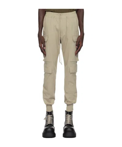 Rick Owens Off-white Porterville Mastodon Megacargo Cargo Pants In 08 Pearl