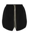 Rick Owens Woman Shorts & Bermuda Shorts Black Size 8 Cupro, Elastane In Black