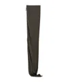 Rick Owens Elastic Waist Skirt In Black