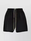 Rick Owens Bermuda Shorts With Elastic Waistband And Side Slits